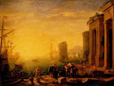 Morning in the Harbour by Claude Lorrain
